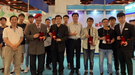龍華科大師生團隊參加2019台灣創新技術博覽會，共獲得2銀3銅佳績。