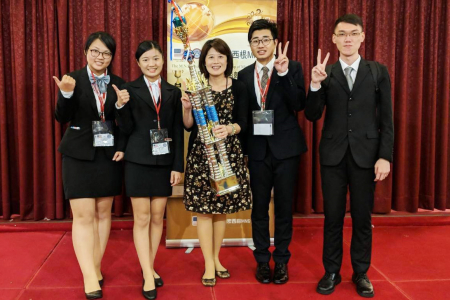 龍華科大觀休系、文創系學生，由謝美婷老師指導，參加MNS國際菁英盃大賽，獲得佳績。