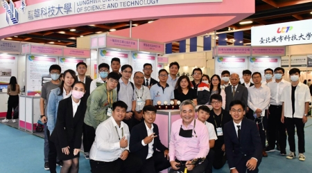 龍華科大團隊參加2020台灣創新技術博覽會，獲2金3銀1銅展現研發實力。