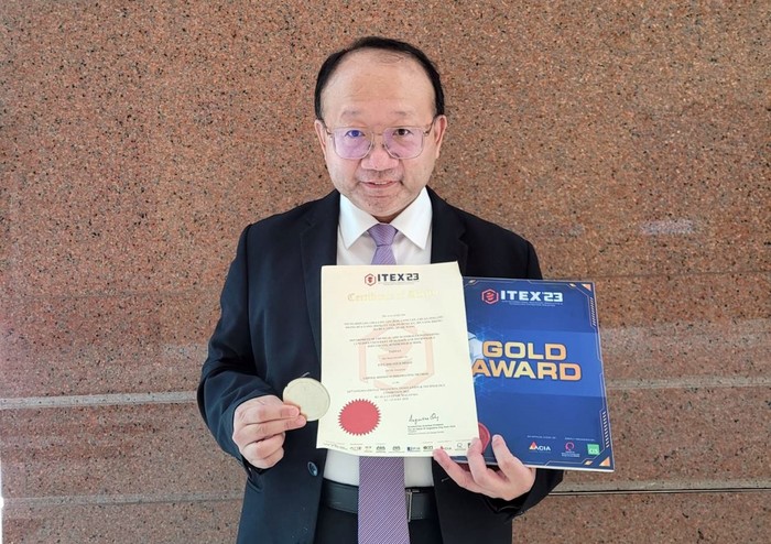 林宗新副教授參加2023年馬來西亞 ITEX 國際發明展，榮獲金牌殊榮。