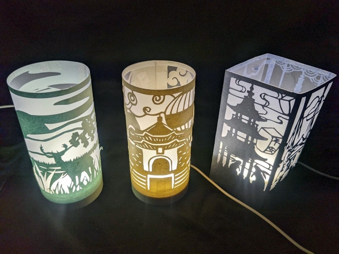 陳玥蓁同學作品「Night light」夜明燈，奪「觀光伴手禮設計」金牌。