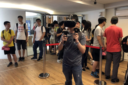 龍華科大桃園市安東青創基地，提供民眾最新AR/VR/MR體驗。
