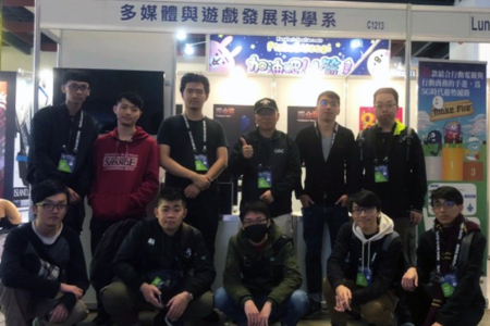 龍華科大遊戲系師生開發的多款遊戲，在2019台北國際電玩展大放異彩。